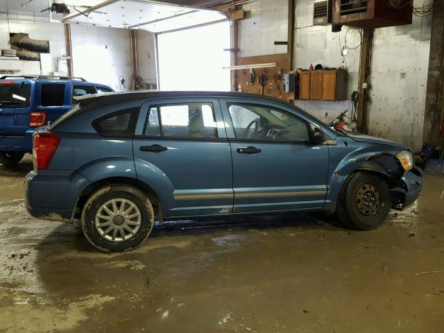 1B3HB28B57D323575 - 2007 DODGE CALIBER BLUE photo 9