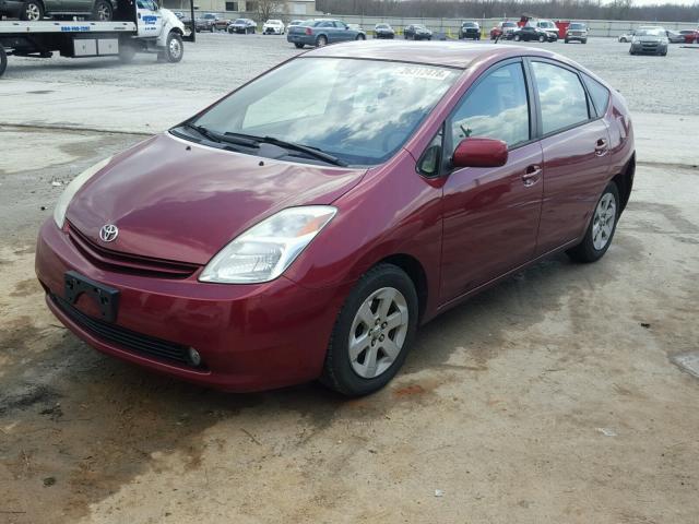 JTDKB20U553099339 - 2005 TOYOTA PRIUS RED photo 2