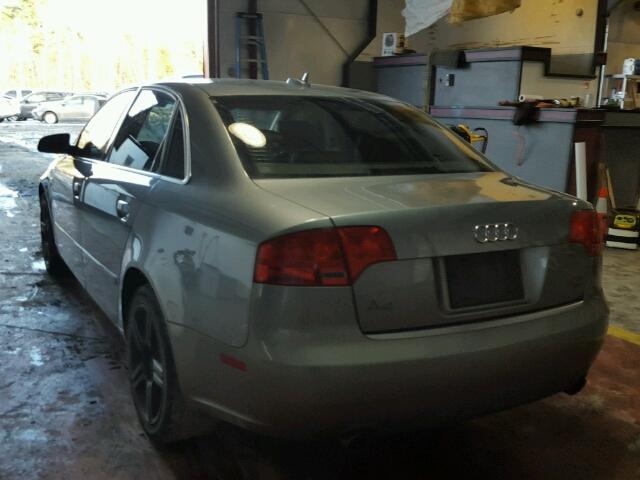 WAUDF78E56A127822 - 2006 AUDI A4 2.0T QU GRAY photo 3