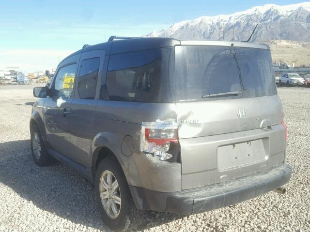 5J6YH28727L001792 - 2007 HONDA ELEMENT EX GRAY photo 3