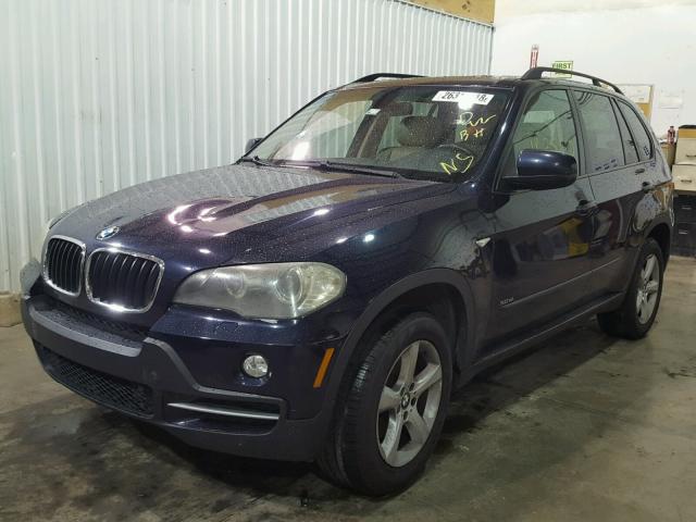 5UXFE43597L012309 - 2007 BMW X5 3.0I BLUE photo 2