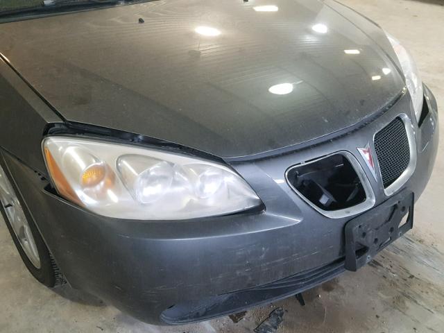 1G2ZG57N374149348 - 2007 PONTIAC G6 BASE GRAY photo 10