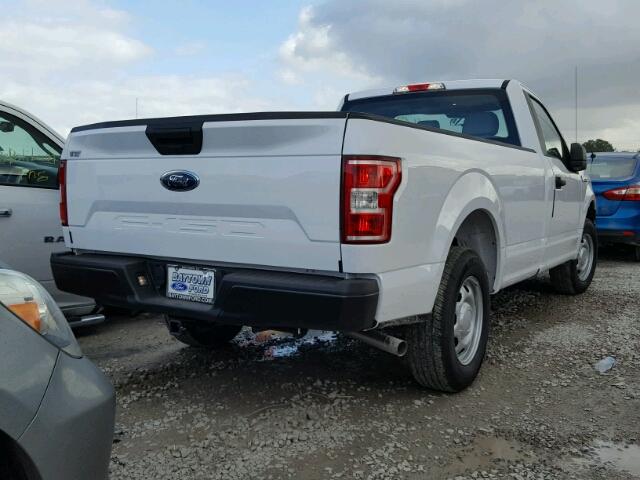 1FTMF1CB7JKC43409 - 2018 FORD F150 WHITE photo 4