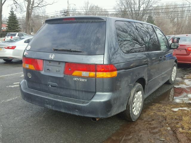 5FNRL185X3B061222 - 2003 HONDA ODYSSEY LX GRAY photo 4