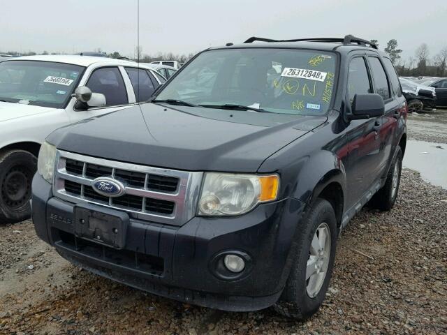 1FMCU0D73BKB02923 - 2011 FORD ESCAPE XLT BLACK photo 2