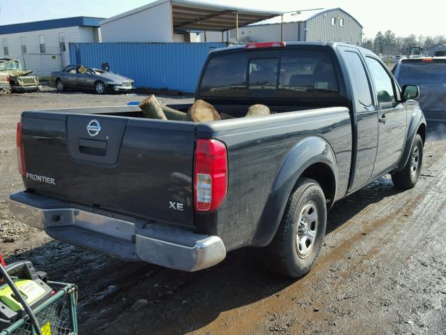 1N6BD06T27C420010 - 2007 NISSAN FRONTIER K BLACK photo 4