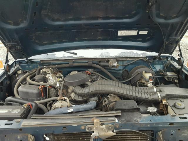 2FTHF26H1TCA18224 - 1996 FORD F250 BLUE photo 7