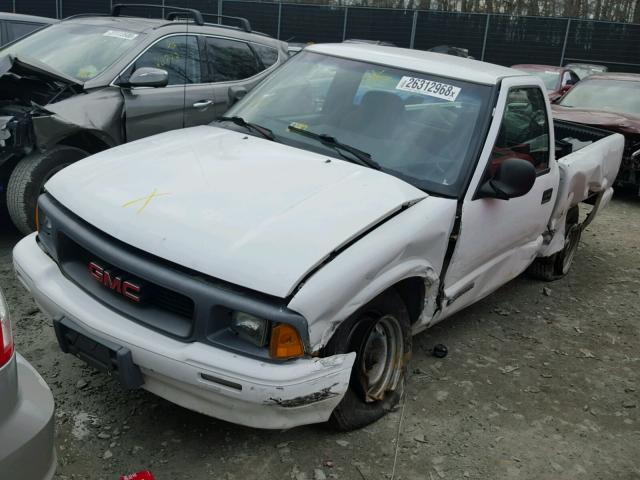 1GTCS14XXVK507830 - 1997 GMC SONOMA WHITE photo 2