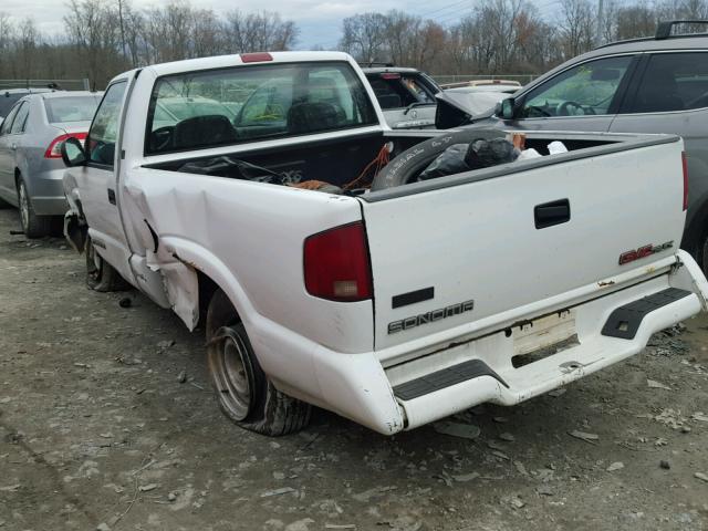 1GTCS14XXVK507830 - 1997 GMC SONOMA WHITE photo 3