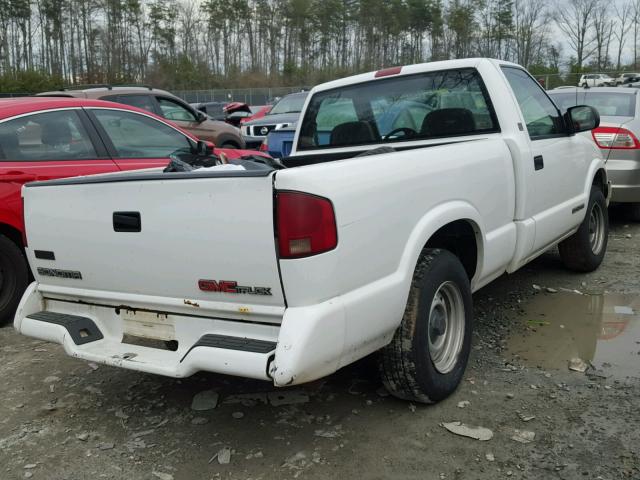 1GTCS14XXVK507830 - 1997 GMC SONOMA WHITE photo 4