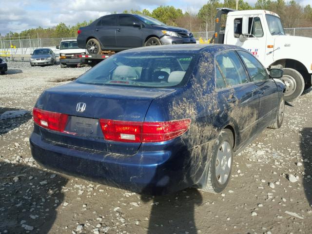 1HGCM56495L001292 - 2005 HONDA ACCORD LX BLUE photo 4