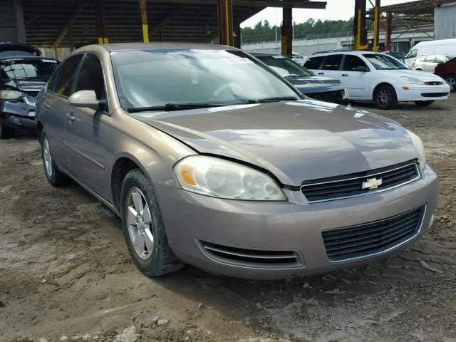 2G1WT58KX69130301 - 2006 CHEVROLET IMPALA LT TAN photo 1