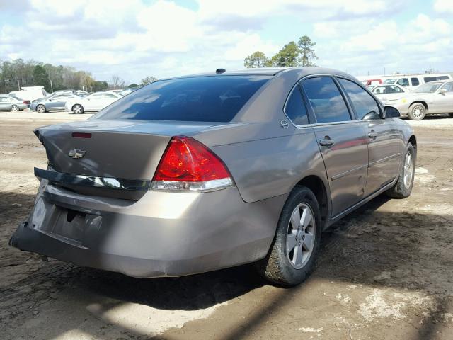 2G1WT58KX69130301 - 2006 CHEVROLET IMPALA LT TAN photo 4