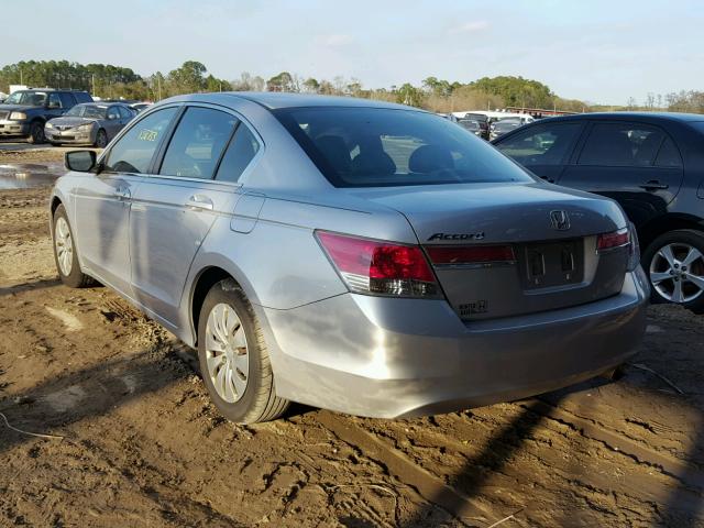 1HGCP2F31BA000657 - 2011 HONDA ACCORD LX SILVER photo 3