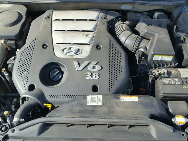 KMHFC46F47A179180 - 2007 HYUNDAI AZERA SE GOLD photo 7