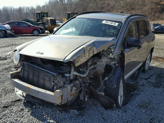 1J8FF57W88D686401 - 2008 JEEP COMPASS LI GREEN photo 2