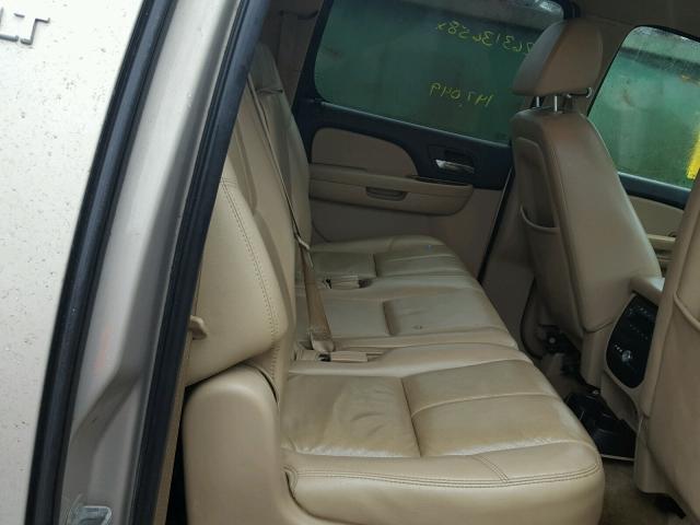 1GNFK16337J163118 - 2007 CHEVROLET SUBURBAN K BEIGE photo 6