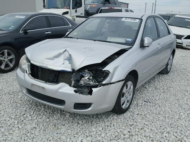 KNAFE221195621421 - 2009 KIA SPECTRA EX SILVER photo 2