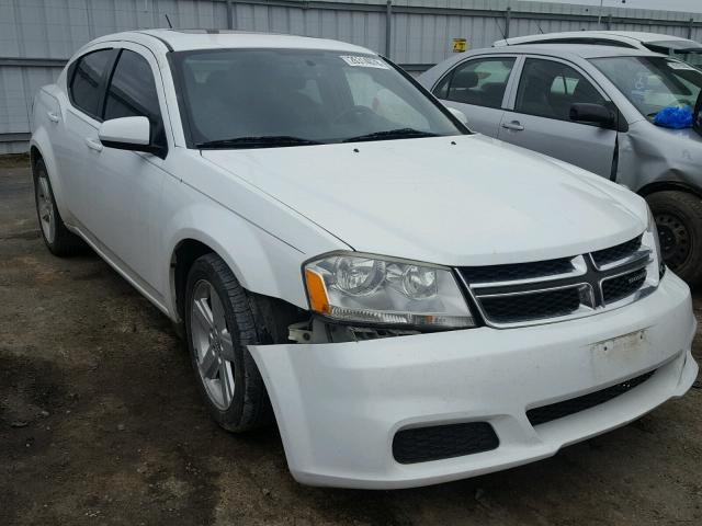 1B3BD1FB1BN622612 - 2011 DODGE AVENGER MA WHITE photo 1