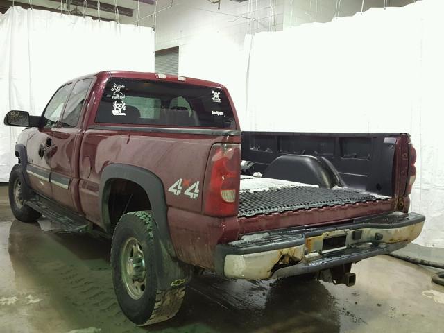 1GCHK29U94E309246 - 2004 CHEVROLET SILVERADO RED photo 3