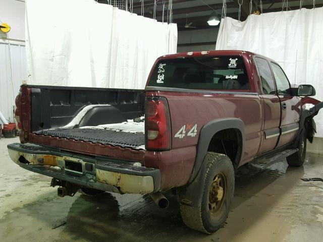 1GCHK29U94E309246 - 2004 CHEVROLET SILVERADO RED photo 4