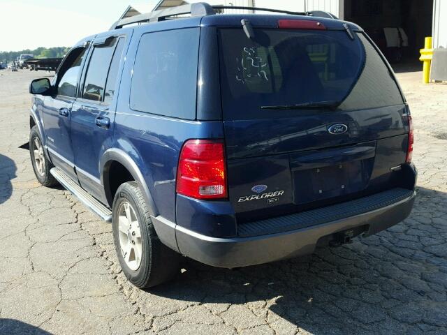 1FMZU63KX5UA61623 - 2005 FORD EXPLORER X BLUE photo 3