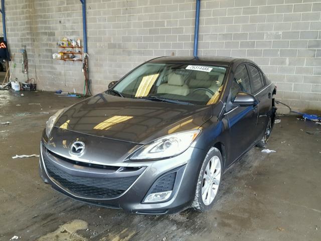 JM1BL1S59A1308729 - 2010 MAZDA 3 S GRAY photo 2