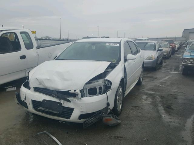 2G1WG5EK5B1254896 - 2011 CHEVROLET IMPALA LT WHITE photo 2