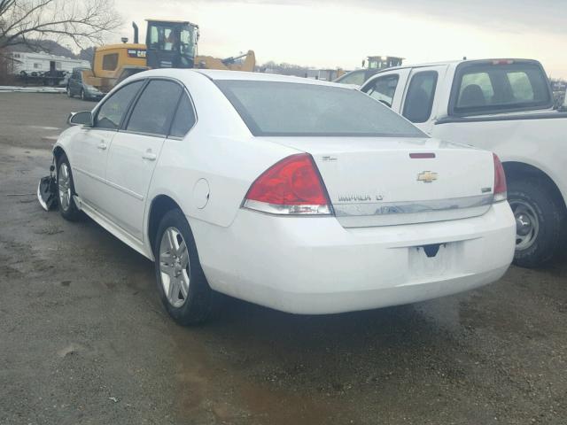 2G1WG5EK5B1254896 - 2011 CHEVROLET IMPALA LT WHITE photo 3