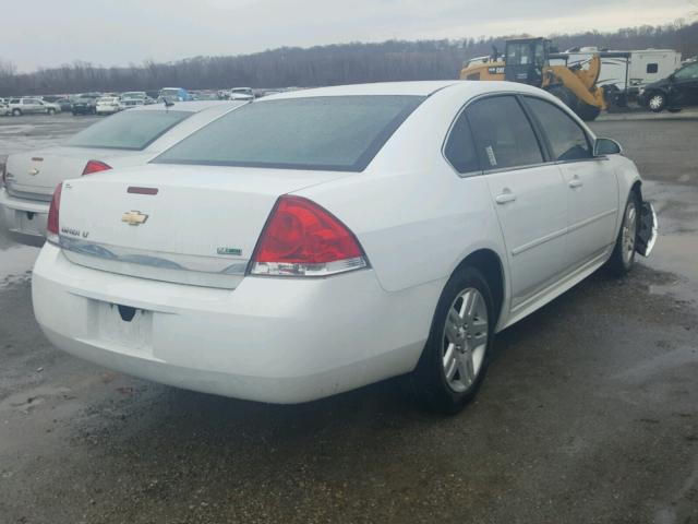 2G1WG5EK5B1254896 - 2011 CHEVROLET IMPALA LT WHITE photo 4