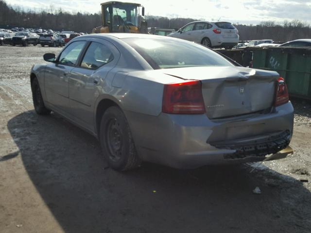 2B3LA43R46H503662 - 2006 DODGE CHARGER SE GRAY photo 3