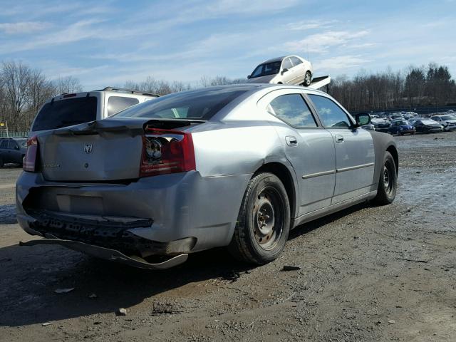 2B3LA43R46H503662 - 2006 DODGE CHARGER SE GRAY photo 4