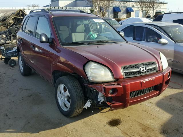 KM8JM12B77U550260 - 2007 HYUNDAI TUCSON GLS BURGUNDY photo 1