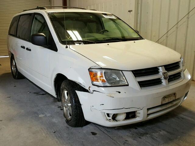 1D8HN44HX8B179113 - 2008 DODGE GRAND CARA WHITE photo 1