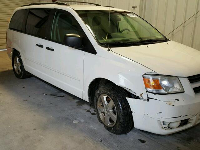 1D8HN44HX8B179113 - 2008 DODGE GRAND CARA WHITE photo 9