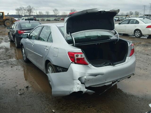 4T1BF1FK3EU799970 - 2014 TOYOTA CAMRY L SILVER photo 3