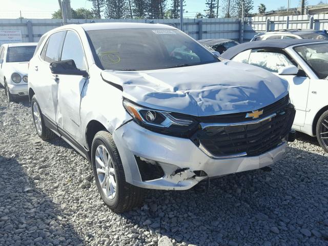 3GNAXSEV8JS552539 - 2018 CHEVROLET EQUINOX LT SILVER photo 1