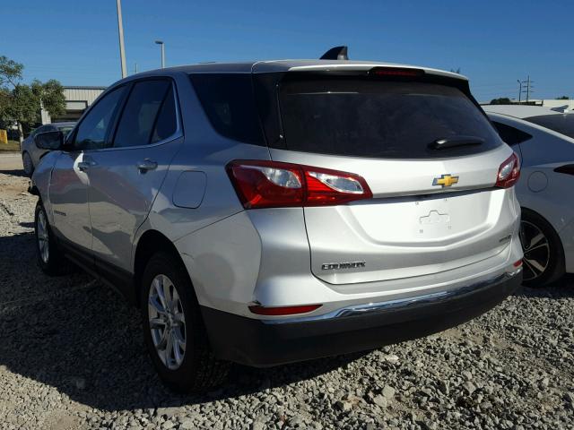 3GNAXSEV8JS552539 - 2018 CHEVROLET EQUINOX LT SILVER photo 3