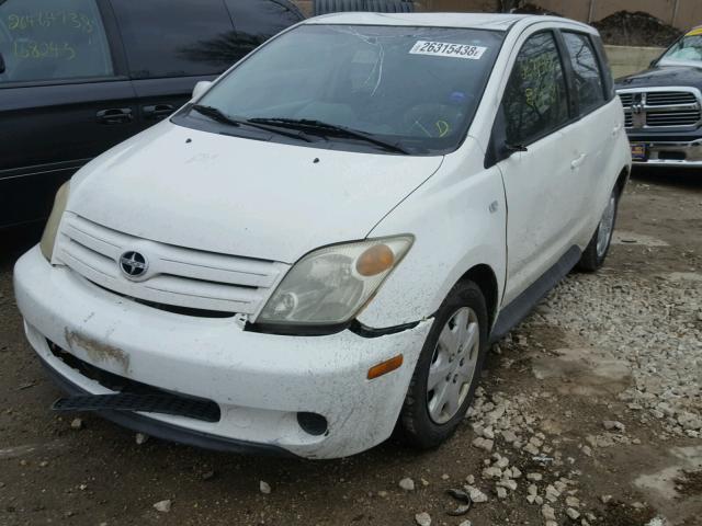 JTKKT624240060931 - 2004 TOYOTA SCION XA WHITE photo 2