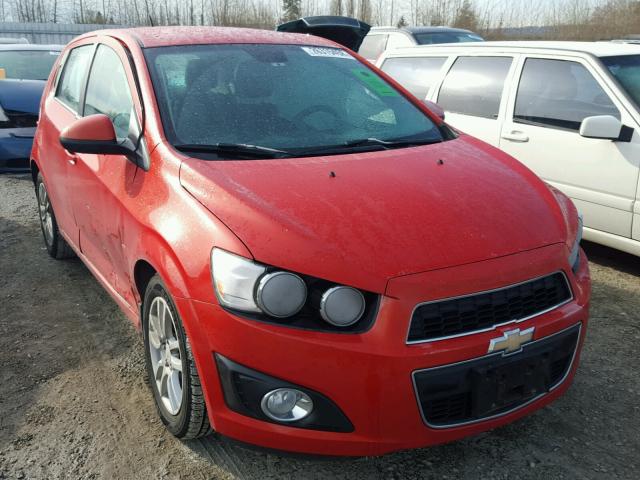 1G1JC6SH2D4168652 - 2013 CHEVROLET SONIC LT ORANGE photo 1