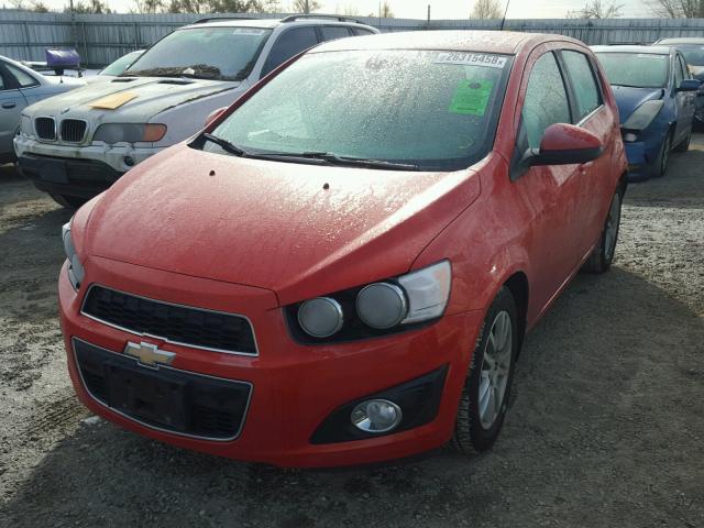 1G1JC6SH2D4168652 - 2013 CHEVROLET SONIC LT ORANGE photo 2