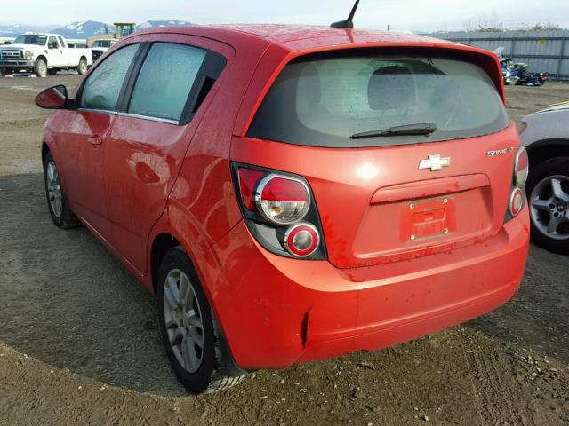 1G1JC6SH2D4168652 - 2013 CHEVROLET SONIC LT ORANGE photo 3