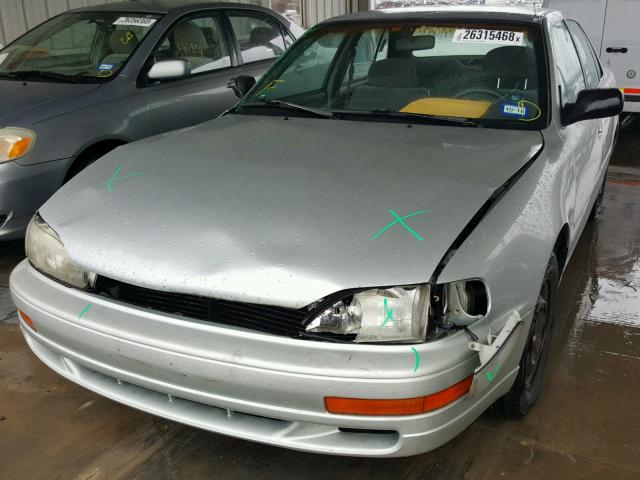 4T1SK11E9RU385594 - 1994 TOYOTA CAMRY BASE SILVER photo 2