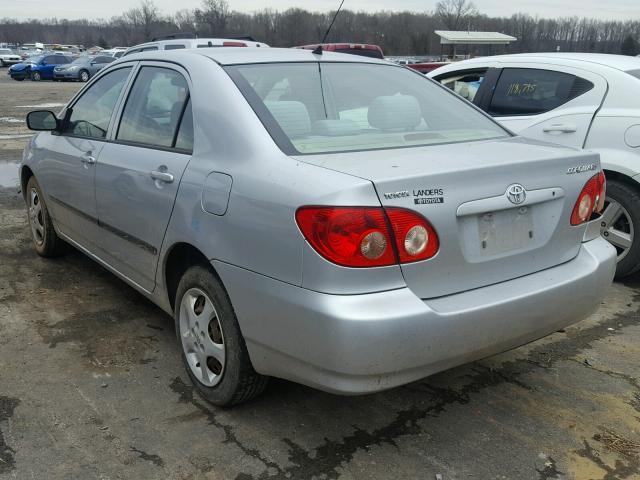 1NXBR32E28Z984745 - 2008 TOYOTA COROLLA CE SILVER photo 3