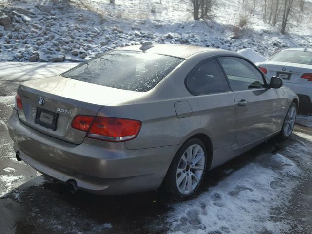 WBAWC7C59AE274655 - 2010 BMW 335 XI ოქროსფერი ფოტო 4