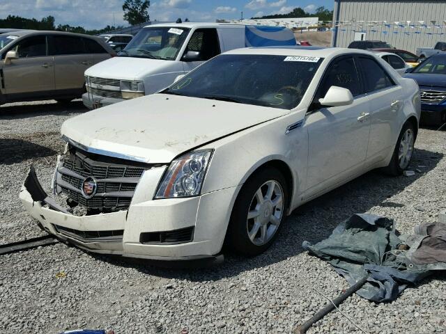 1G6DV57VX80188753 - 2008 CADILLAC CTS HI FEA WHITE photo 2