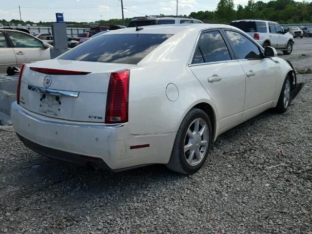 1G6DV57VX80188753 - 2008 CADILLAC CTS HI FEA WHITE photo 4