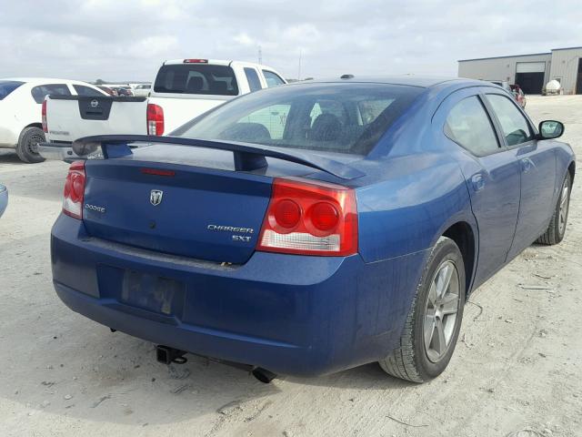 2B3KA33VX9H520991 - 2009 DODGE CHARGER SX BLUE photo 4