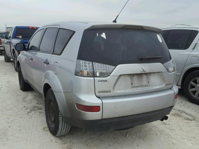 JA4MS31X67U016421 - 2007 MITSUBISHI OUTLANDER SILVER photo 3