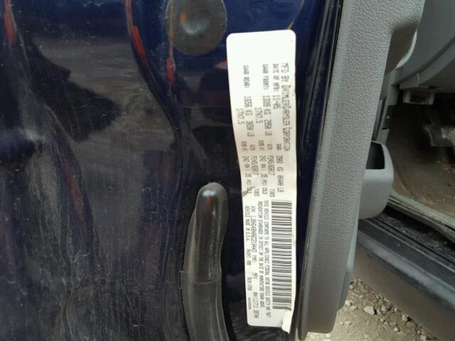 1J8HG48N06C210443 - 2006 JEEP COMMANDER BLUE photo 10